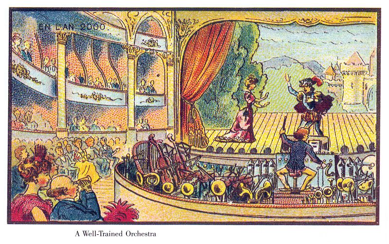 Image from the 19th century series on the world in the year 2000